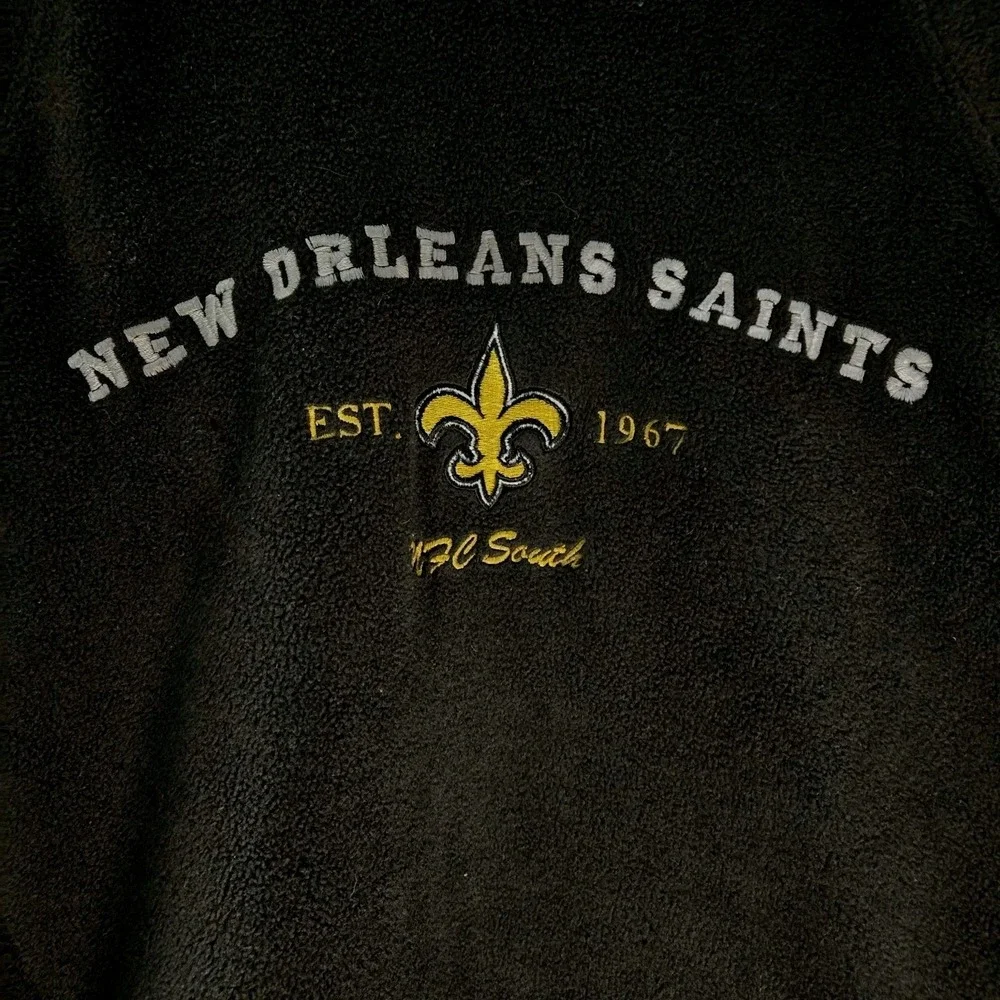 New Orleans Saints NFL Hoodie Sweatshirt Unisex Large Mardi Gras - Picture 2 of 8
